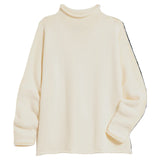 Frank and Eileen Monterey Rolled Funnel Neck Sweater in Cream