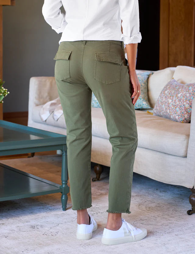 Frank and Eileen Blackrock Utility Pant in Army