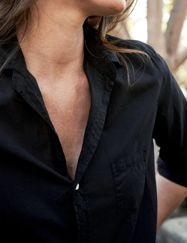 Frank and Eileen Eileen Relaxed Shirt in Black