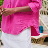 Frank and Eileen Relaxed Shirt in Hot Pink