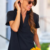 Frank and Eileen Polo Dress in Navy.