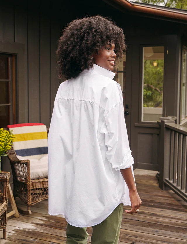 Frank and Eileen Shirley Oversized Shirt in White