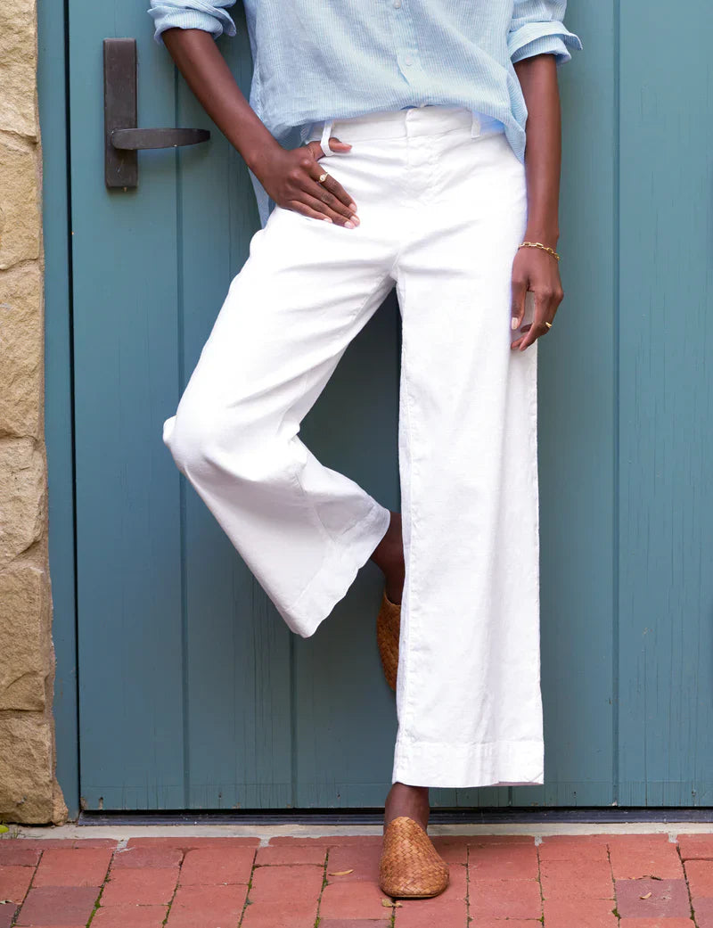 Frank and Eileen Wexford Trouser in White