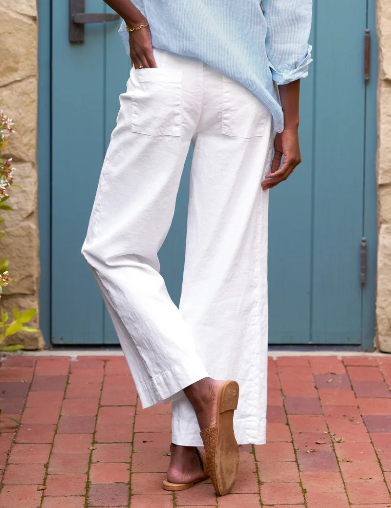 Frank and Eileen Wexford Trouser in White