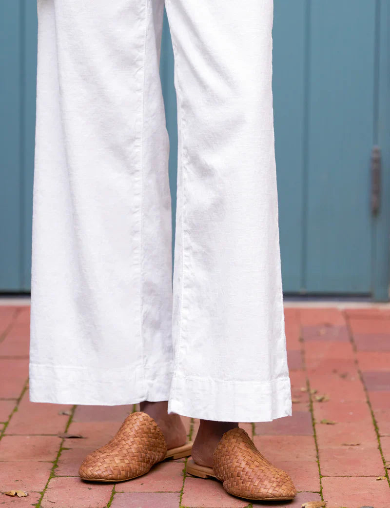 Frank and Eileen Wexford Trouser in White