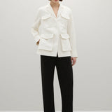A Emery Frank Jacket in Parchment