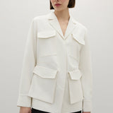 A Emery Frank Jacket in Parchment