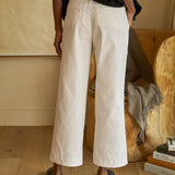 Frank and Eileen Westport Wide Leg Chino in Hunter Green