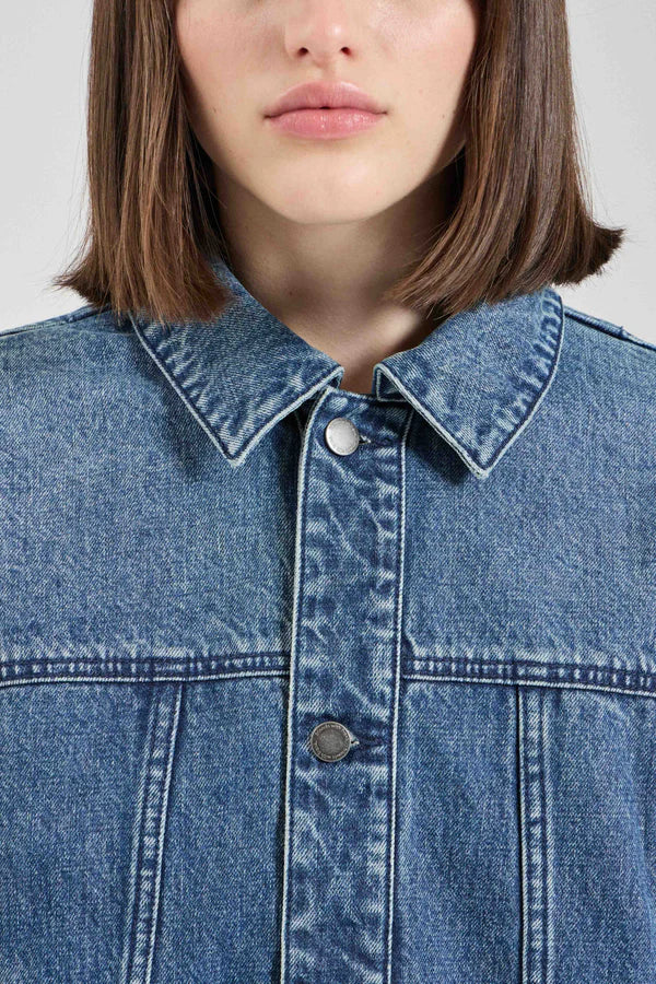 Friends With Frank The Laura Jacket in Blue Denim