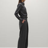 A Emery Goddard Pant in Charcoal Melange