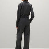 A Emery Goddard Pant in Charcoal Melange