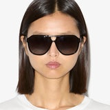 Isabel Marant 0216/S Sunglasses in Black and Dark Grey