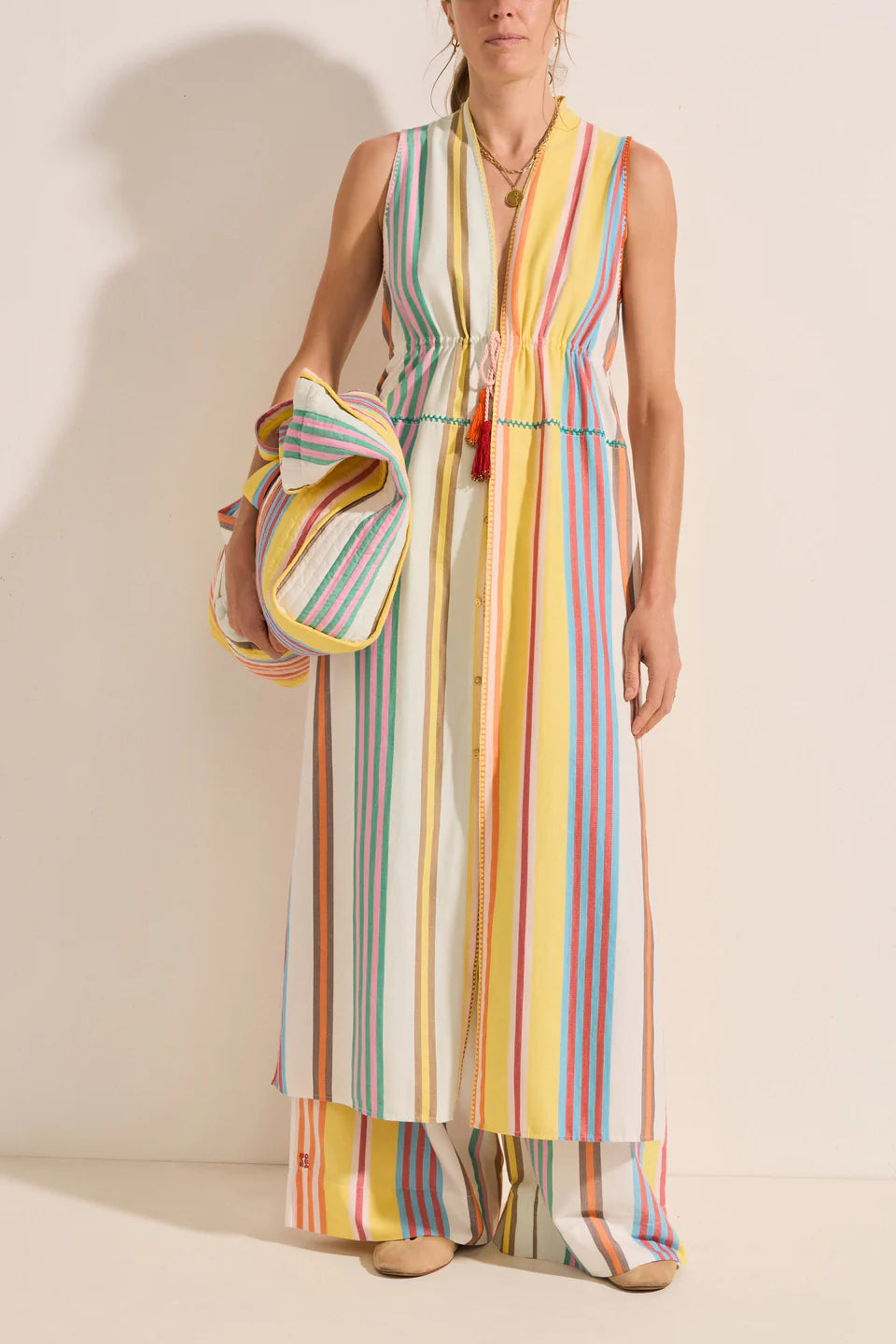 Ilio Nema Babylon Dress in Heraklion Stripe