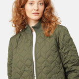 Ilse Jacobsen Art 06 Long Qulit Coat in Army