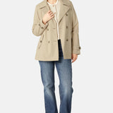 Ilse Jacobsen Rain 02 Peacoat in White Pepper