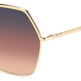 Isabel Marant 0119S Sunglasses in Rose Gold with Pink Lens
