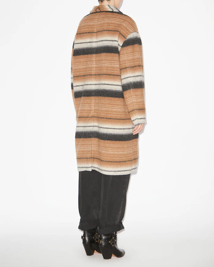 Isabel Marant Daby Coat in Camel