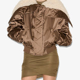 Isabel Marant Elisa Coat in Khaki
