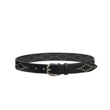 Isabel Marant Liliana Belt in Black and Silver