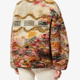 Isabel Marant Marner Coat in Ecru and Ochre