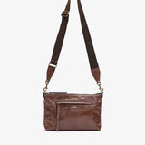 Isabel Marant Nessah Shoulder Strap Bag in Chocolate