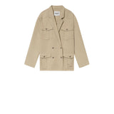 Isabel Marant Nevala Jacket in Beige