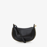 Isabel Marant Oskan Moon Shoulder Bag in Black