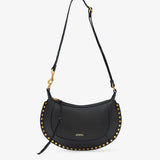 Isabel Marant Oskan Moon Shoulder Bag in Black