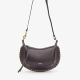 Isabel Marant Oskan Moon Shoulder Bag in Chocolate