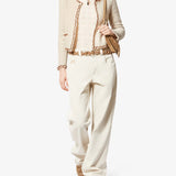 Isabel Marant Rochelle Cardigan in Ecru and Bronze