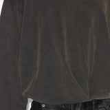Isabel Marant Sauria Sweat Shirt in Faded Black