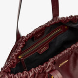 Isabel Marant Silven E/W Shopping Bag in Burgundy