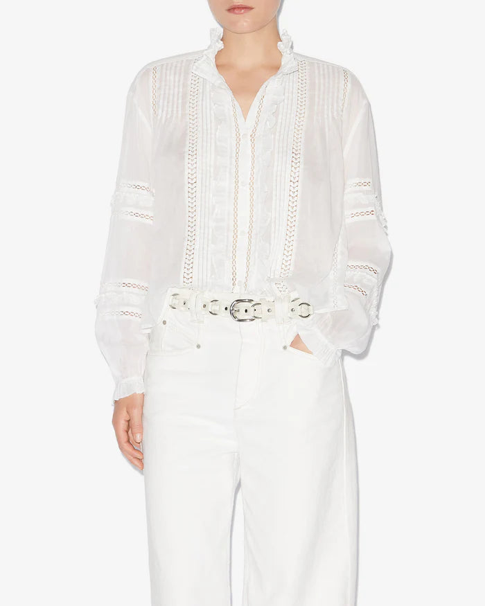 Isabel Marant Valda Shirt in White