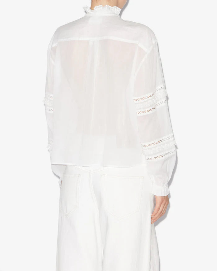 Isabel Marant Valda Shirt in White