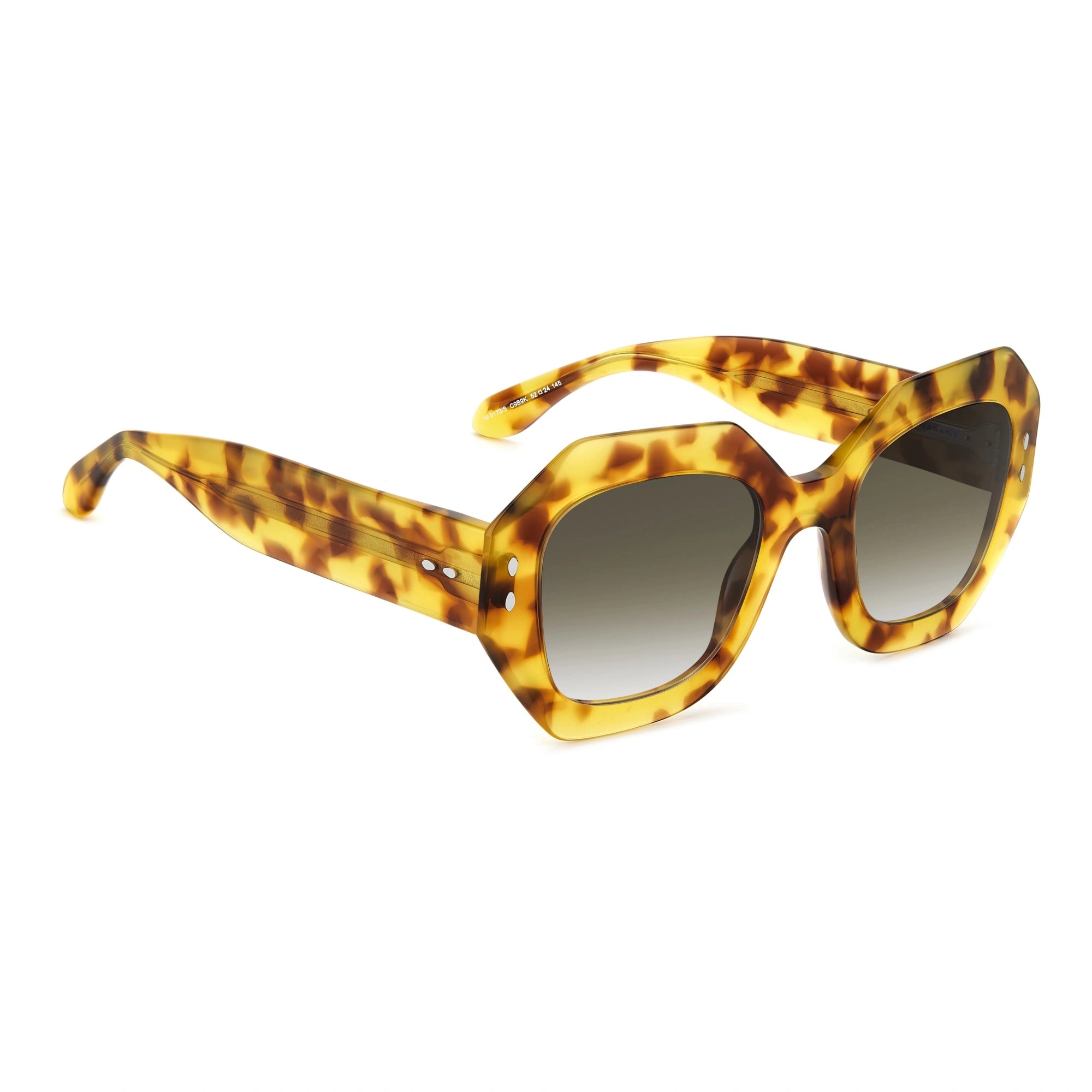 Isabel Marant 0173/S Sunglasses in Havana Honey with Green Shaded Lens