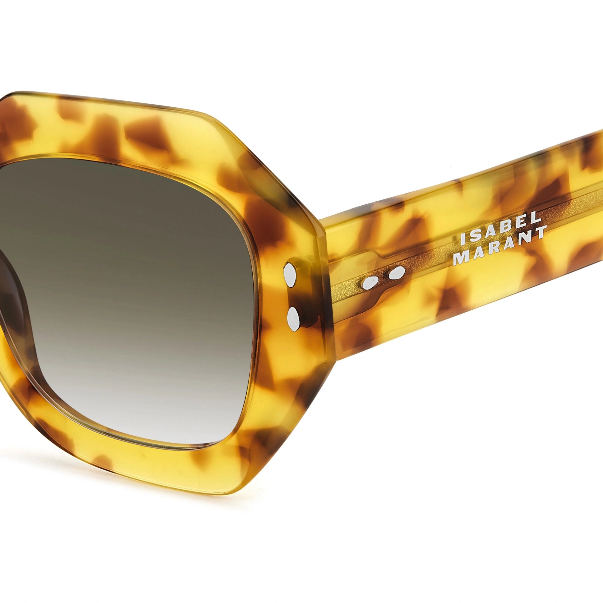 Isabel Marant 0173/S Sunglasses in Havana Honey with Green Shaded Lens