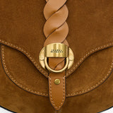 Isabel Marant Altay Small Shoulder Strap Bag in Cognac