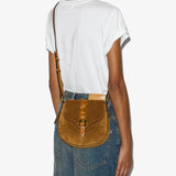 Isabel Marant Altay Small Shoulder Strap Bag in Cognac
