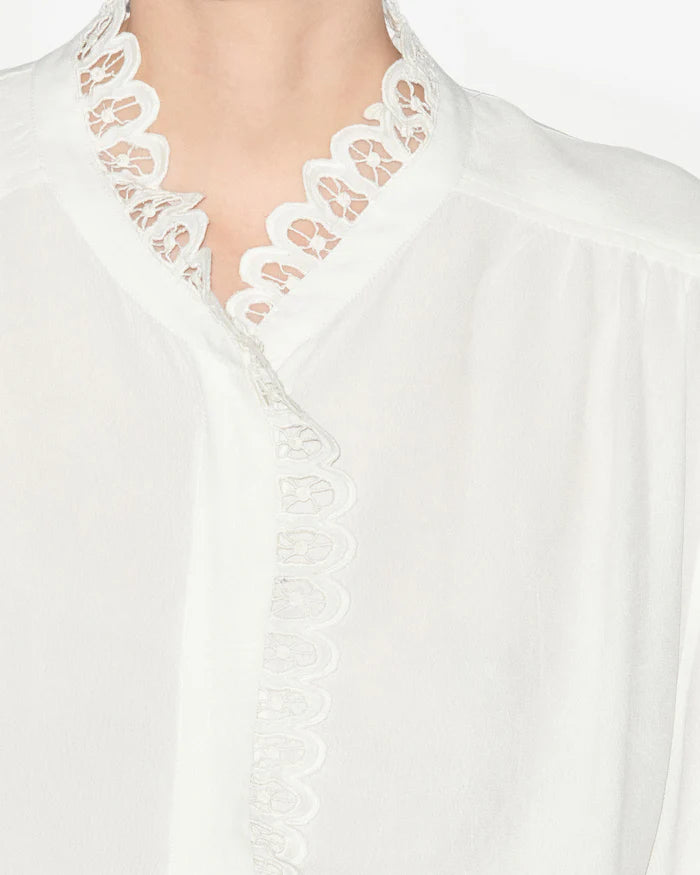 Isabel Marant Estela Top in White