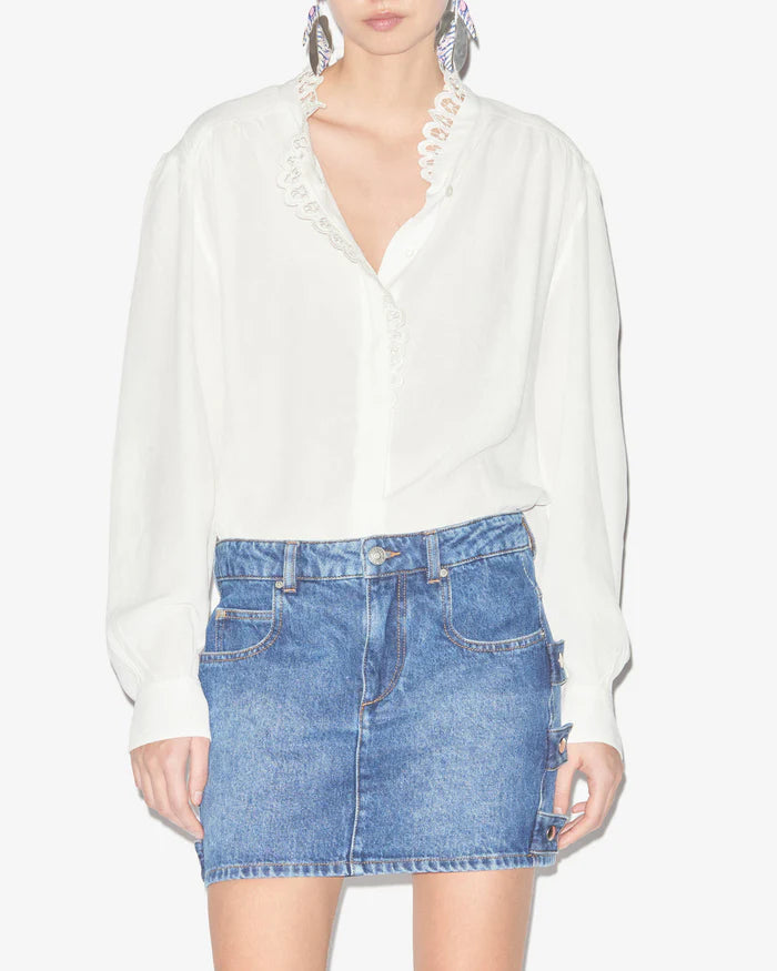 Isabel Marant Estela Top in White