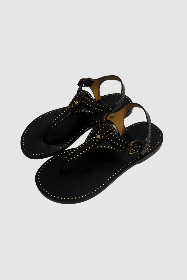Isabel Marant Joony Sandals in Black – Denim Iniquity Isabel Marant Joony Sandals in Black – Denim Iniquity