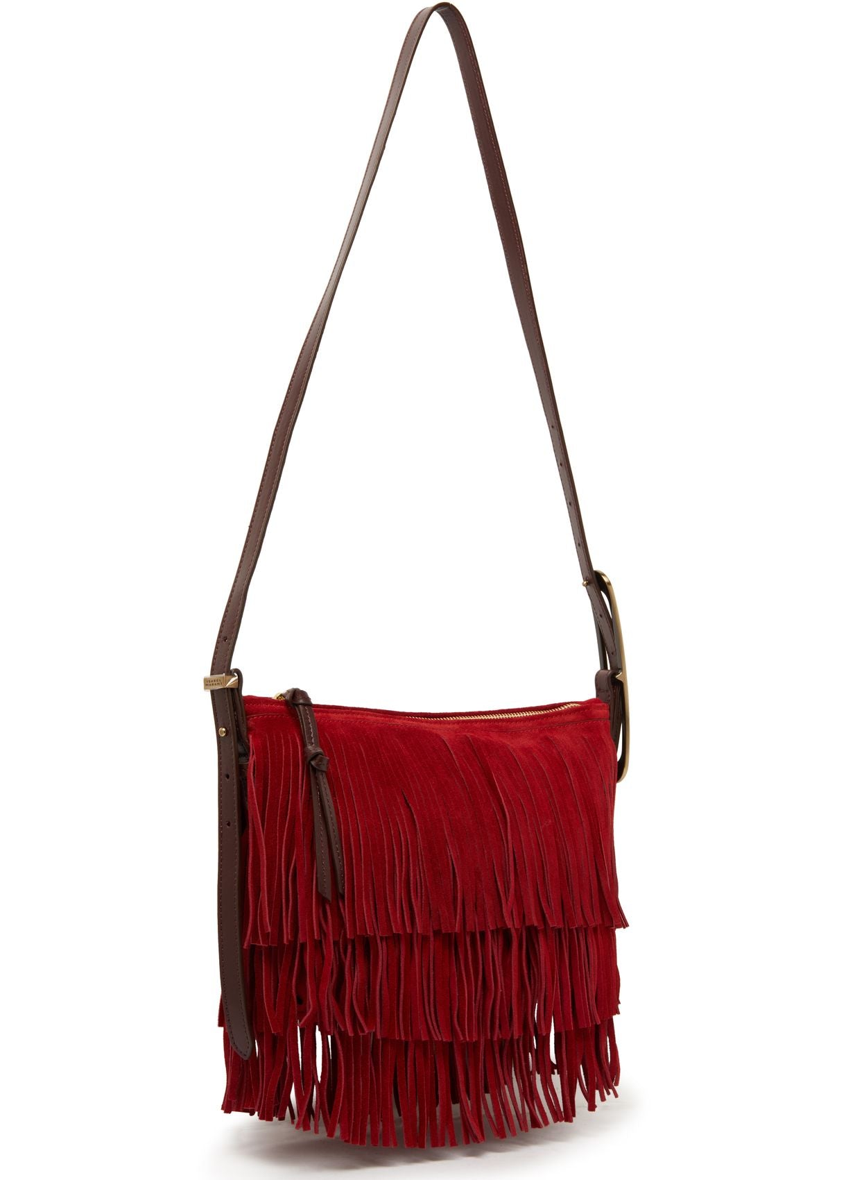 Isabel Marant Leyden Mini Shoulder Bag in Red