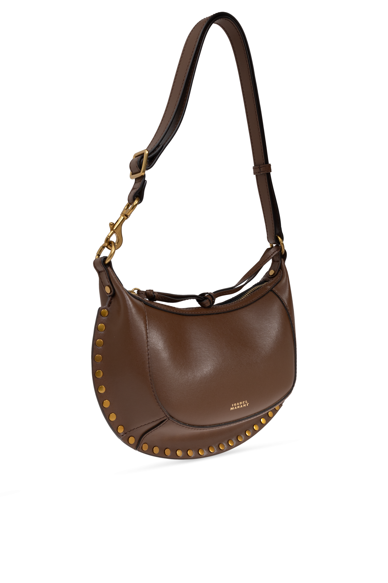 Isabel Marant Oskan Moon Shoulder Bag in Coffee