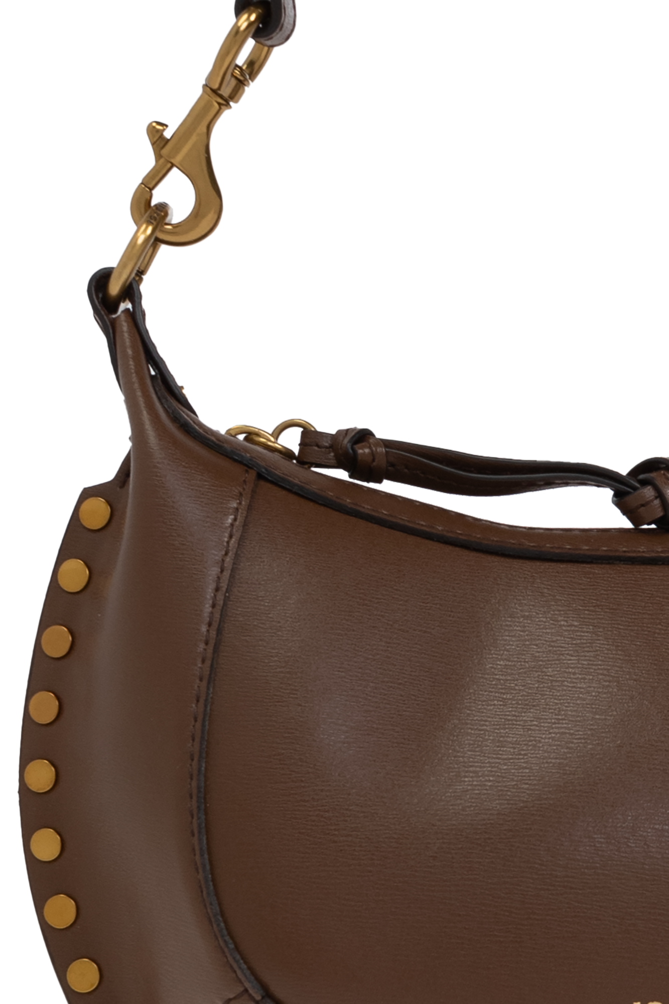 Isabel Marant Oskan Moon Shoulder Bag in Coffee