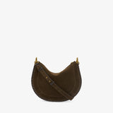 Isabel Marant Oskan Soft Zip Shoulder Bag in Bronze