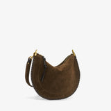 Isabel Marant Oskan Soft Zip Shoulder Bag in Bronze
