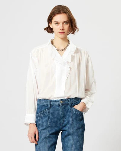 Isabel Marant Pamias Top in White