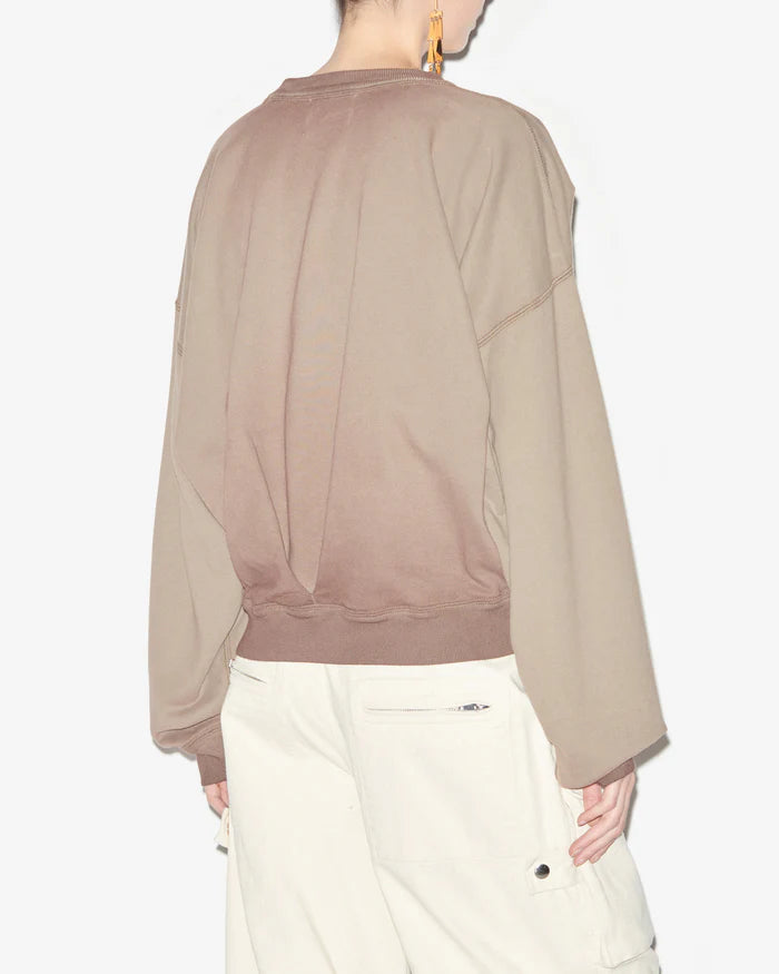 Isabel Marant Sauria Sweatshirt in Light Khaki