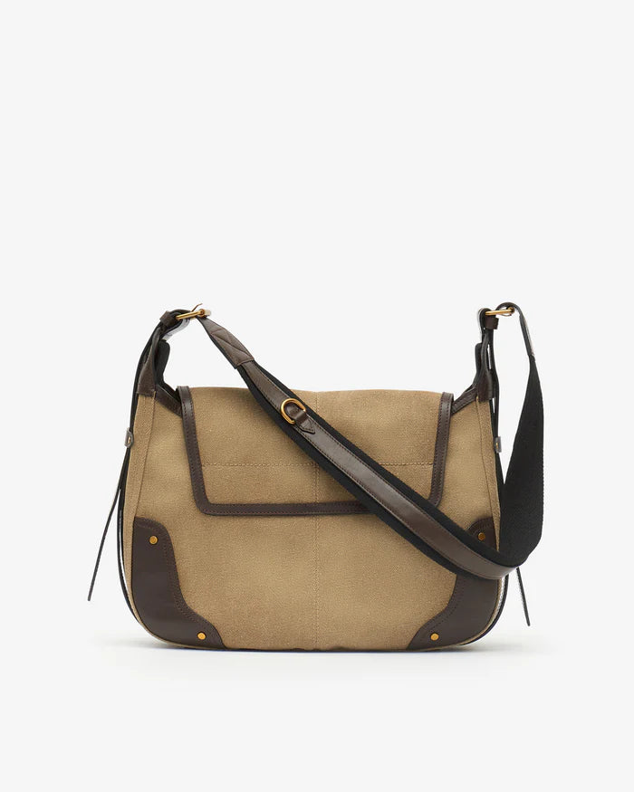 Isabel Marant Sierra Shoulder Strap Bag in Khaki