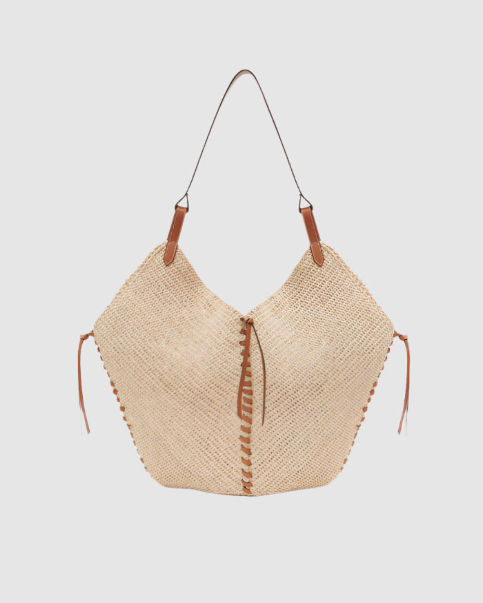 Isabel Marant Tampa Bag in Natural and Cognac